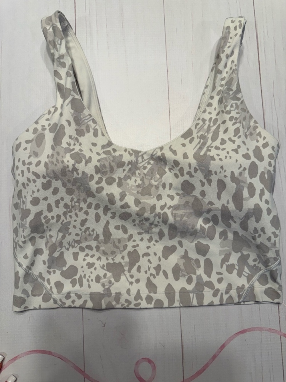 Lululemon Align Tank in Cheetah Camo Antique White Multi Size 6